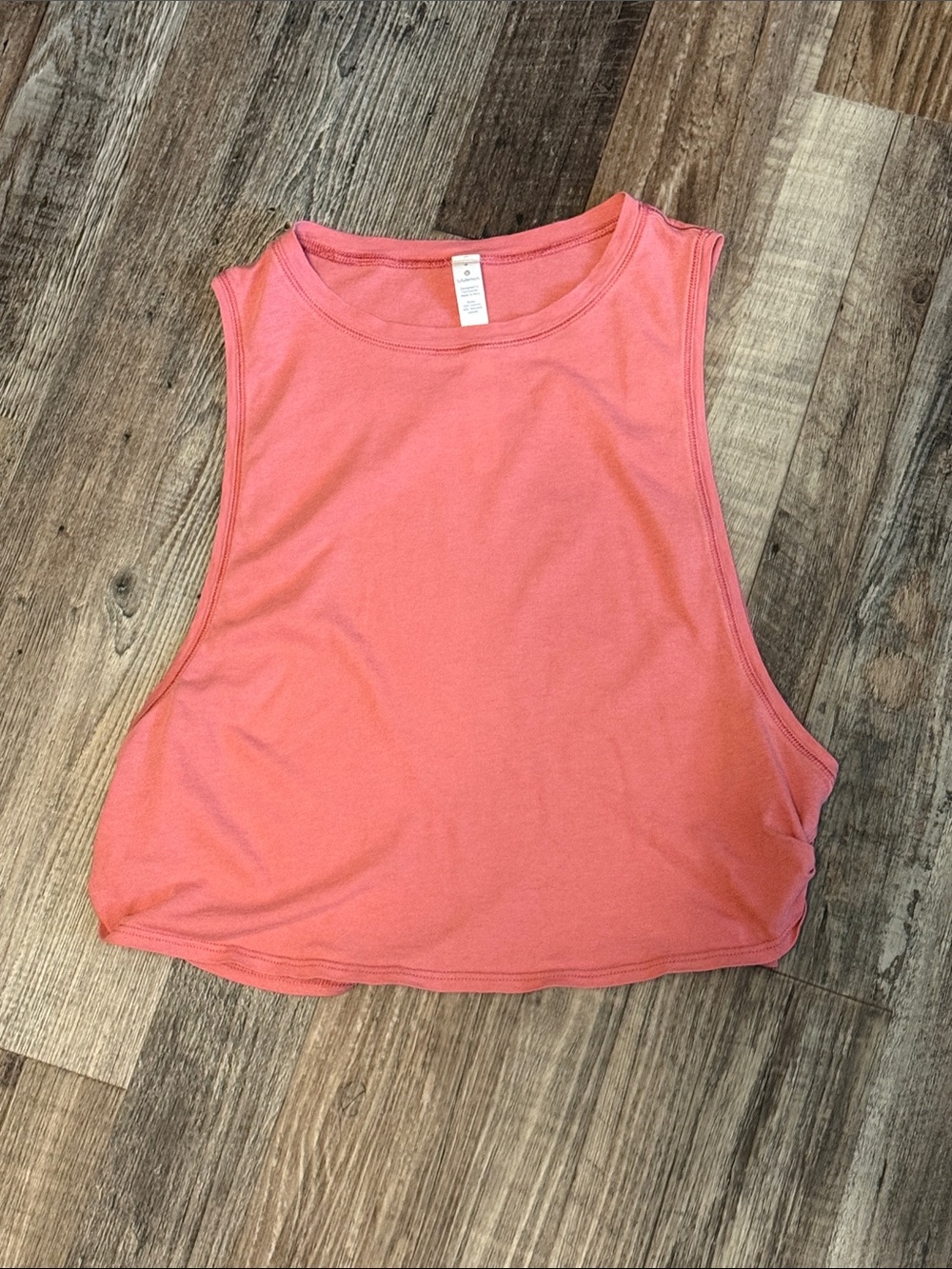 lululemon Athletica sculpt cropped pink tank top women’s size 4